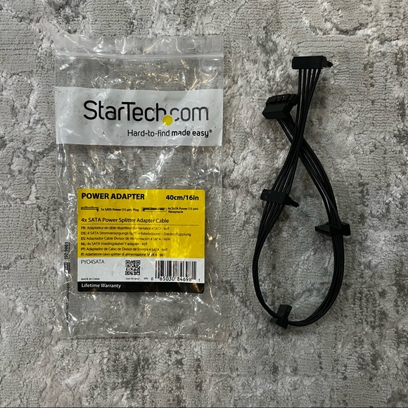 StarTech.com 4x SATA Power Splitter Adapter Cable - Picture 7 of 7